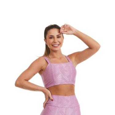 Imagem de Top cropped exclusive move - CAJUBRASIL, Lilás, M