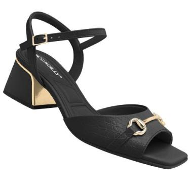 Imagem de Sandalia Piccadilly 543084 Feminina, Preto, 36