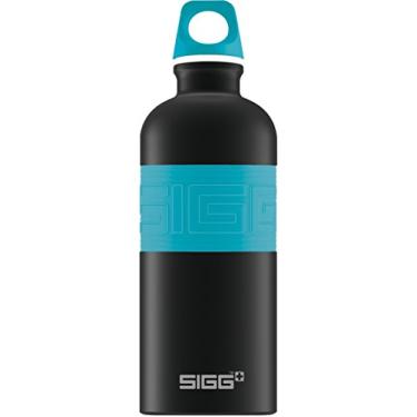 Imagem de Sigg Garrafa CYD com cabo preto preto/azul Tamanho: 0,6 L