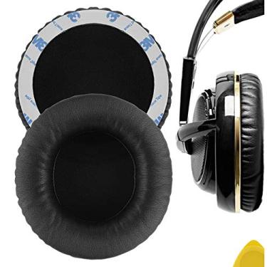 Imagem de Geekria Almofadas auriculares de substituição QuickFit compatíveis com fones de ouvido SteelSeries Siberia V1, Siberia V2, Siberia V3 Prism (Preto)