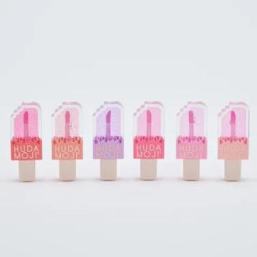 Imagem de Batom Lip Gloss Glitter Formato Picolé Mudança De Cor Cremoso - Filó M