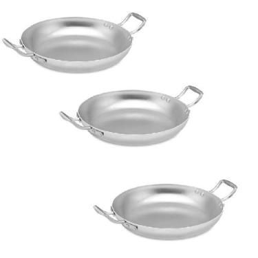 Imagem de Kit 03 Frigideiras Pergaminho Hotel ABC -16 cm