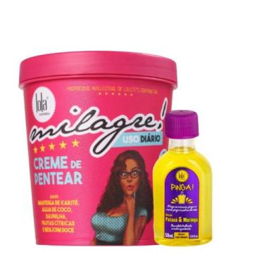 Imagem de Lola Milagre Creme para Pentear 450ml + Pinga! Óleo Pataúa e Moringa 5
