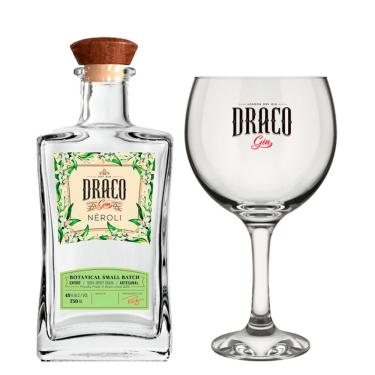 Imagem de Gin Nacional Draco Néroli 750ml + Taça