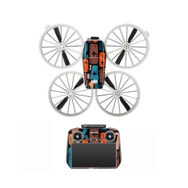 Imagem de CAPART Adesivo removível para controle DJI Flip e DJI RC 2, adesivos decorativos sem bolhas (número RC 2)