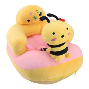 Imagem de Vomeko Baby Aprenda assentos de apoio sentado, sofá de suporte para bebês, sofá, anti -Fall Anti Side Turning Rechargable Plexh para sentar, para aprender a sentar, alimentando (Bee)
