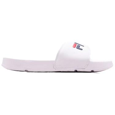 Imagem de Chinelo Fila Drifter Basic Feminino,Branco/Marinho/Vermelho,39