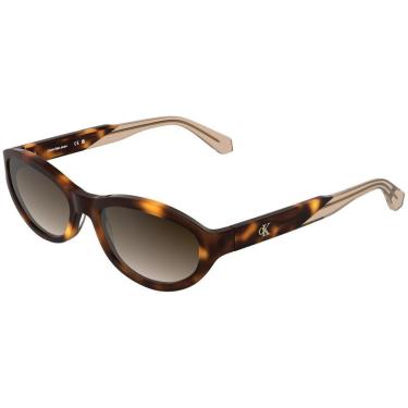 Imagem de Óculos de Sol Calvin Klein Jeans CKJ25618S 235 - Marrom Havana 56-Feminino