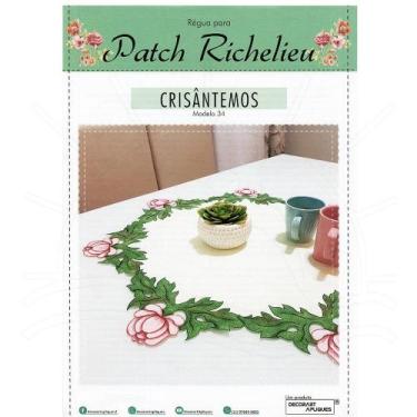 Imagem de Régua para Patch Richelieu Márcia Caires Modelo 34 - Crisantemos - Dec
