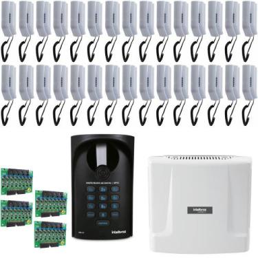 Imagem de Kit Interfone Completo Com 30 Pontos + Porteiro Eletrônico - Intelbras