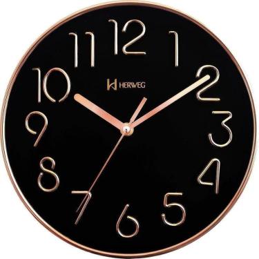 Imagem de Relógio de Parede Quartz Rose Herweg 6480