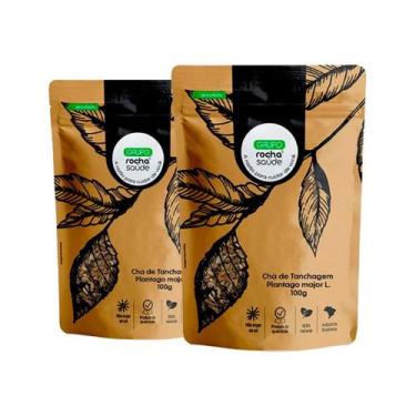 Imagem de Kit 2 Pct Chá De Tanchagem - Plantago Major L. - 100G Cada - Rocha Saù