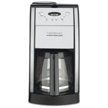 Imagem de Cafeteira Elétrica Programável P1 Programável Com Moagem e Fermentação 12 Xícaras, CUISINART DGB 550BK, Prateado