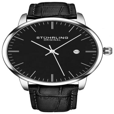 Imagem de Relógio Masculino Quartzo, Resistente 50m, STUHRLING 3997Z.2, Preto