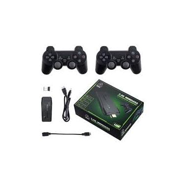 Imagem de Vídeo Game Retrô Game Stick Lite 4k Hdmi 64gb 10mil jogos Com 2 Controles Sem Fio
