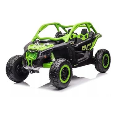 Imagem de Carrinho Elétrico Infantil Buggy Can-am Maverick Cor Verde