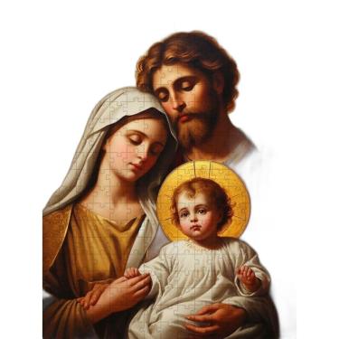 Imagem de Quebra-Cabeça Santa Sagrada Familia Inspiradora 300 Peças