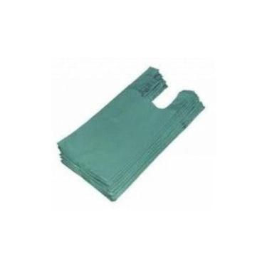 Imagem de Sacola Plástica Reciclada Verde 90x100 Pc 5kg Aprox. 50 Un - Higipack