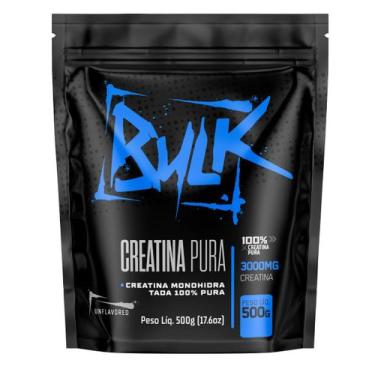 Imagem de Creatina Monohidratada 100% Pura 500g Importada - Bulk Suplementos - B
