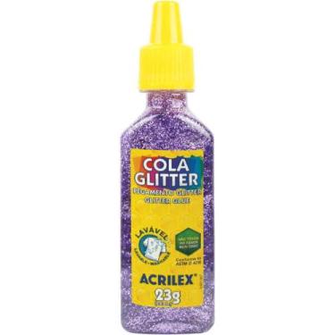 Imagem de Cola com Glíter Tubo 23G Lilás - Acrilex