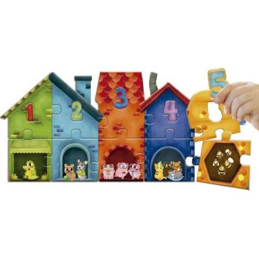 Imagem de QUEBRA-CABEÇA de Madeira Bichos do 1 AO 10 - 30 Peças - Brinc de Crian