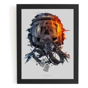 Imagem de Quadro Game Battlefield Arte Poster Moldurado - Fanarte