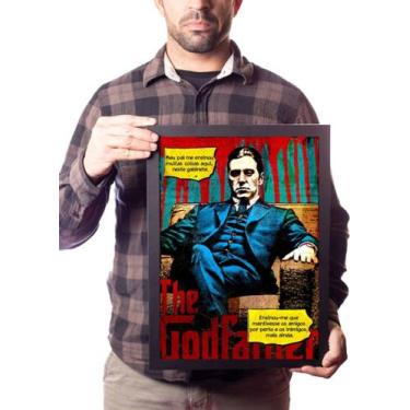Imagem de Quadro O Poderoso Chefão Pop Arte Frase Michael Corleone - Fanarte
