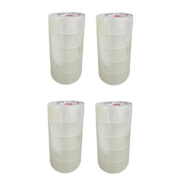 Imagem de 20 Fitas Durex Resistentes Transparente 45x100 Metros  - Koretech