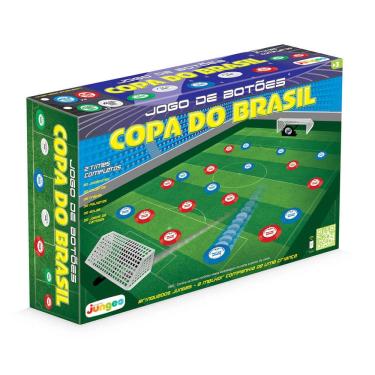 Imagem de Jogo de botao com trave E 2 times junges