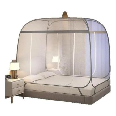 Imagem de Mosquiteiro Premium Estruturado com Zíper Duplo para Cama Casal - KF I