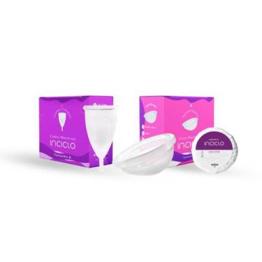 Imagem de Kit Coletor Menstrual Inciclo + Disco Menstrual + Sabonete Íntimo em B