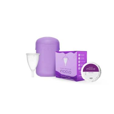 Imagem de Kit Coletor Menstrual + Cápsula Esterilizadora + Sabonete Íntimo em Ba