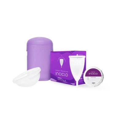 Imagem de Kit Coletor Menstrual + Disco Menstrual+ Cápsula Esterilizadora + Sabo
