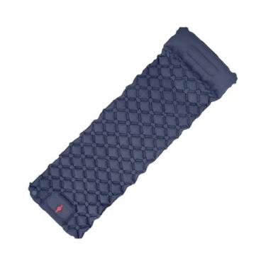 Imagem de Almofada Inflável Ultraleve para Camping com Bomba Integrada e Encosto