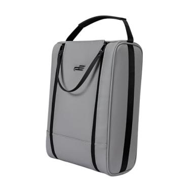 Imagem de Aymzbd Bolsa para Sapatos de Golfe, Porta-sapatos, Equipamento de Caminhada com Alça, Academia, Camping, Presente para Golfistas, Compacta, Leve, Versátil, B, Cinza