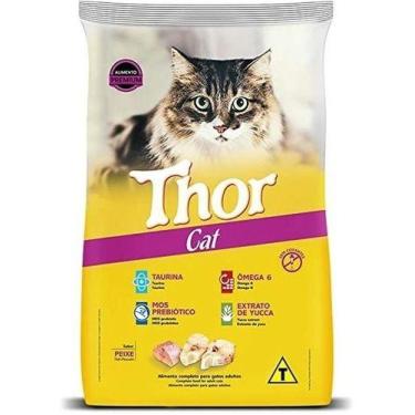 Imagem de Racao Thor Cat Peixe Premium - 10,1 Kg, Envio Imediato - MATSUDA