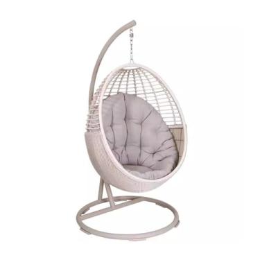 Imagem de Cadeira de vime para ambientes externos, baloiços internos e externos, ninho de pássaro, varanda cadeiras suspensas, cadeiras de balanço domésticas, cadeira de vime