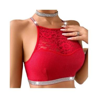 Imagem de Camisola Sexy De Renda Floral Para Mulheres, Lingerie Respirável E Con