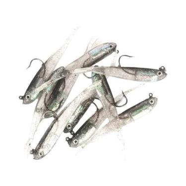 Imagem de Isca Artificial De Silicone Macia Com Anzol E Cauda Bifurcada Para Pes