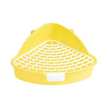 Imagem de Caixa Sanitária De Canto Para Coelhos, Hamsters, Porquinhos-da-Índia, 