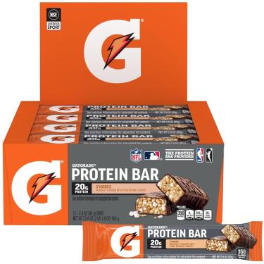 Imagem de Barra de proteína Gatorade Whey Recover S'mores 20g 350kcal x12-Unissex