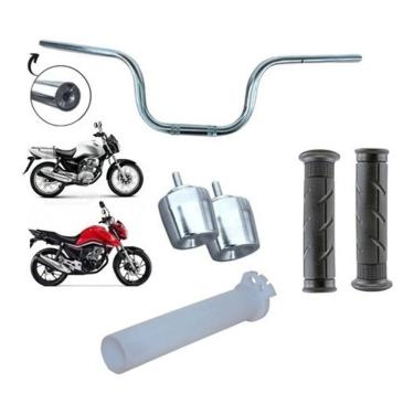 Imagem de Kit Guidão+manopla Cargo+peso Pcx/cg/fan/titan 125/150/160