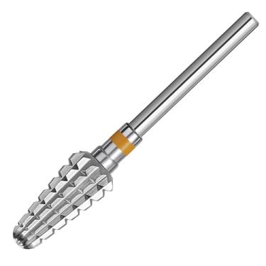 Imagem de ERUIKA Brocas de unhas de carboneto de tungstênio Tornado, brocas multifuncionais Efile de segurança bidirecional de 3/81 cm, remoção rápida adequada para géis acrílicos, manicure, pedicure,