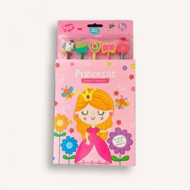 Imagem de Princesas! Colorir É Divertido - Se Divirta Com 50 Adesivos