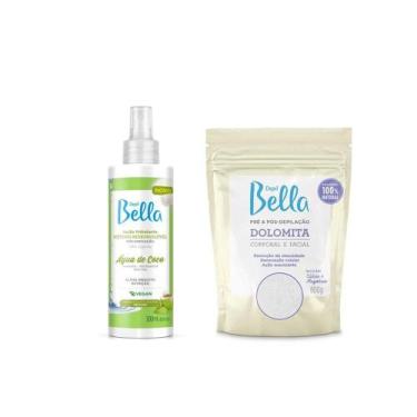 Imagem de Kit Pós Depilação 1 Dolomita + 1 Loção de Água de Coco  - Depil Bella