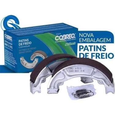 Imagem de Patim de freio lona cobreq 0302 cpx cg/titan 125 honda
