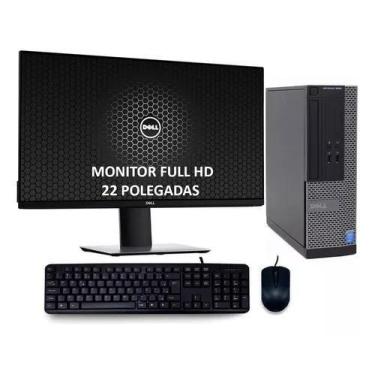 Imagem de Cpu Dell Optiplex Core I5 8gb 500gb  Monitor 22 Full Hd