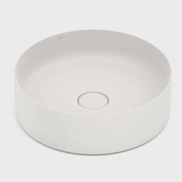 Imagem de Kit 2 Cubas de Apoio Redonda sem Mesa 390 Platinum P2 Incepa Beige