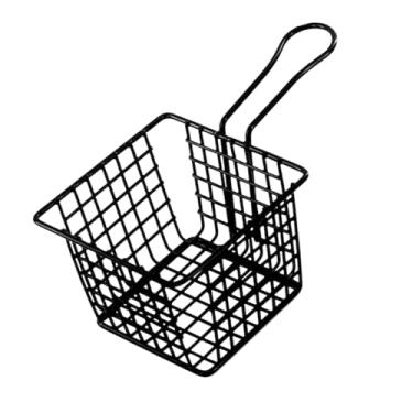 Imagem de ＫＬＫＣＭＳ Fryer Basket Basket Fries French Fring Server Macarrão portátil Filtro de bolinhos portáteis Ferramenta de cozinha frita de malha frita, Pequeno