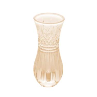 Imagem de WOLFF - Vaso de Cristal Lys Âmbar Metalizado 6cm x 15cm